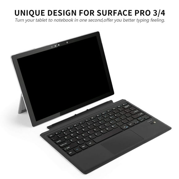 Replacement for Microsoft Surface Pro3/4/5 Bluetooth-compatible Wireless Tablet wireless Magnetic Ergonomic Keyboard Tablet Wireless Keyboard