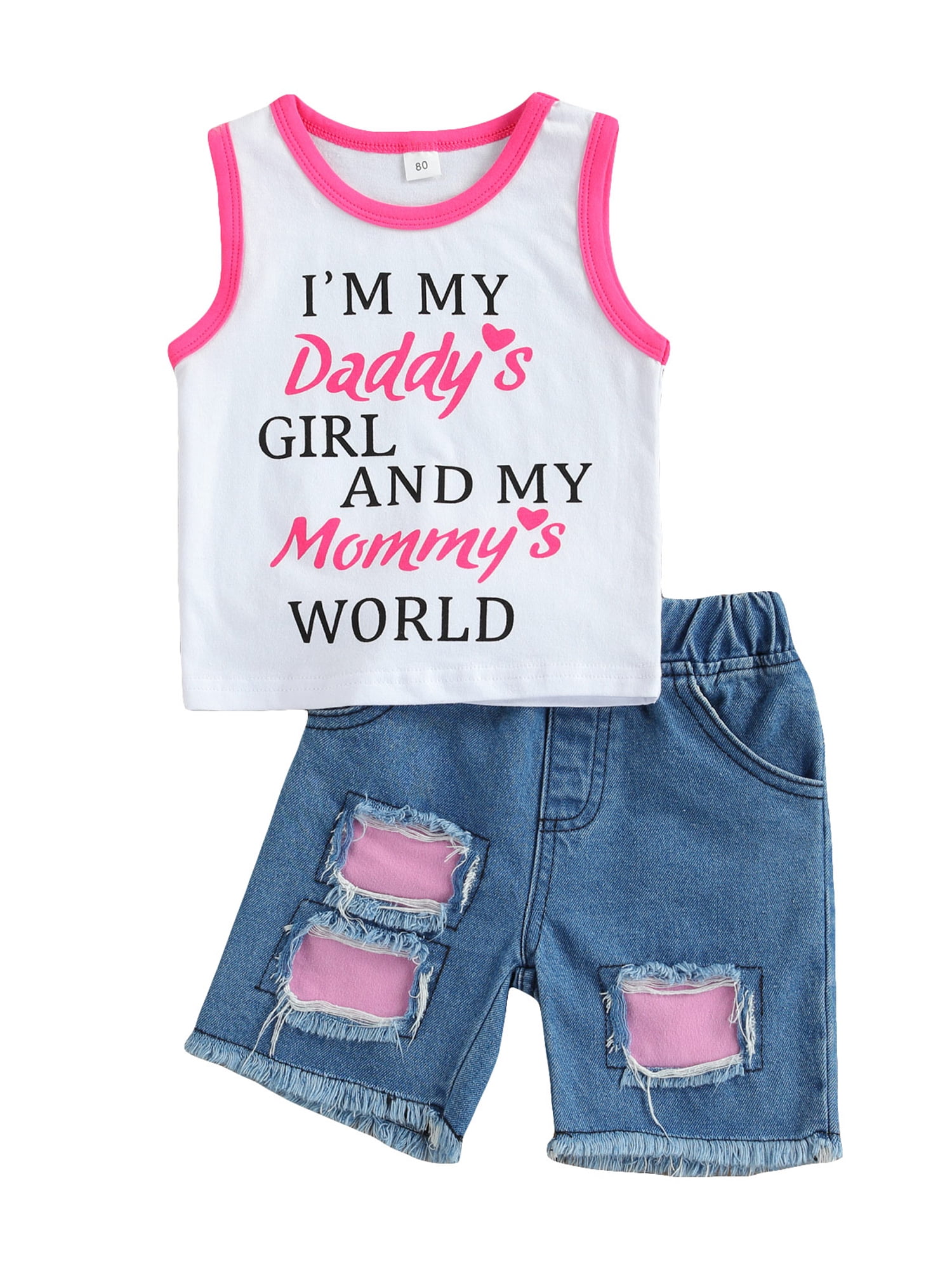 Lisenrain Lisenrain Kid Girl Summer Casual Set Vest Tops Denim Shorts Jeans Outfits Walmart Com Walmart Com Lisenrain Lisenrain Kid Girl Summer Casual Set Vest Tops Denim Shorts Jeans Outfits Walmart Com Walmart Com