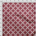 thumbnail image 3 of oneOone Organic Cotton Voile Fabric Check Kasuri Printed Fabric 1 Yard 42 Inch Wide, 3 of 4