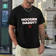 thumbnail image 4 of Hoosier Daddy Dandy Men's Cotton Short Sleeve HD Print Tee for Casual T-Shirt Crew Neck Top Black L, 4 of 7