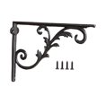 thumbnail image 3 of jifeng Decorative Shelf Bracket Cast Iron Bracket Heavy Duty Strong Iron L Shape Corner Style C, 3 of 6