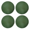 thumbnail image 2 of VONKY 4piece Stain Resistant Round Place Mats For Dining Colorful And Easy Care Versatile Table blackish green 1Set, 2 of 6