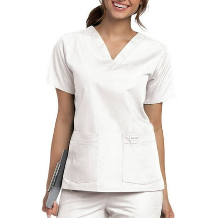 Landau Womens V Neck Scrub Top Style 8219 Kuwait Ubuy