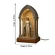 thumbnail image 3 of Lámpara de Mesa Devocional Led de María | Luz Nocturna Decorativa Católica Hecha a Mano | Estatua de La Virgen María | Iluminación Ambiental Cálida | Regalo Católico Ideal, 3 of 7