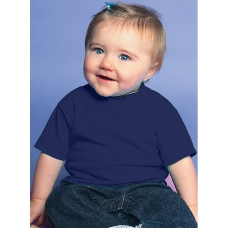 UPC 052987450729 product image for (Price/each)Rabbit Skins 3401 Infant T-Shirt-Navy-6M | upcitemdb.com