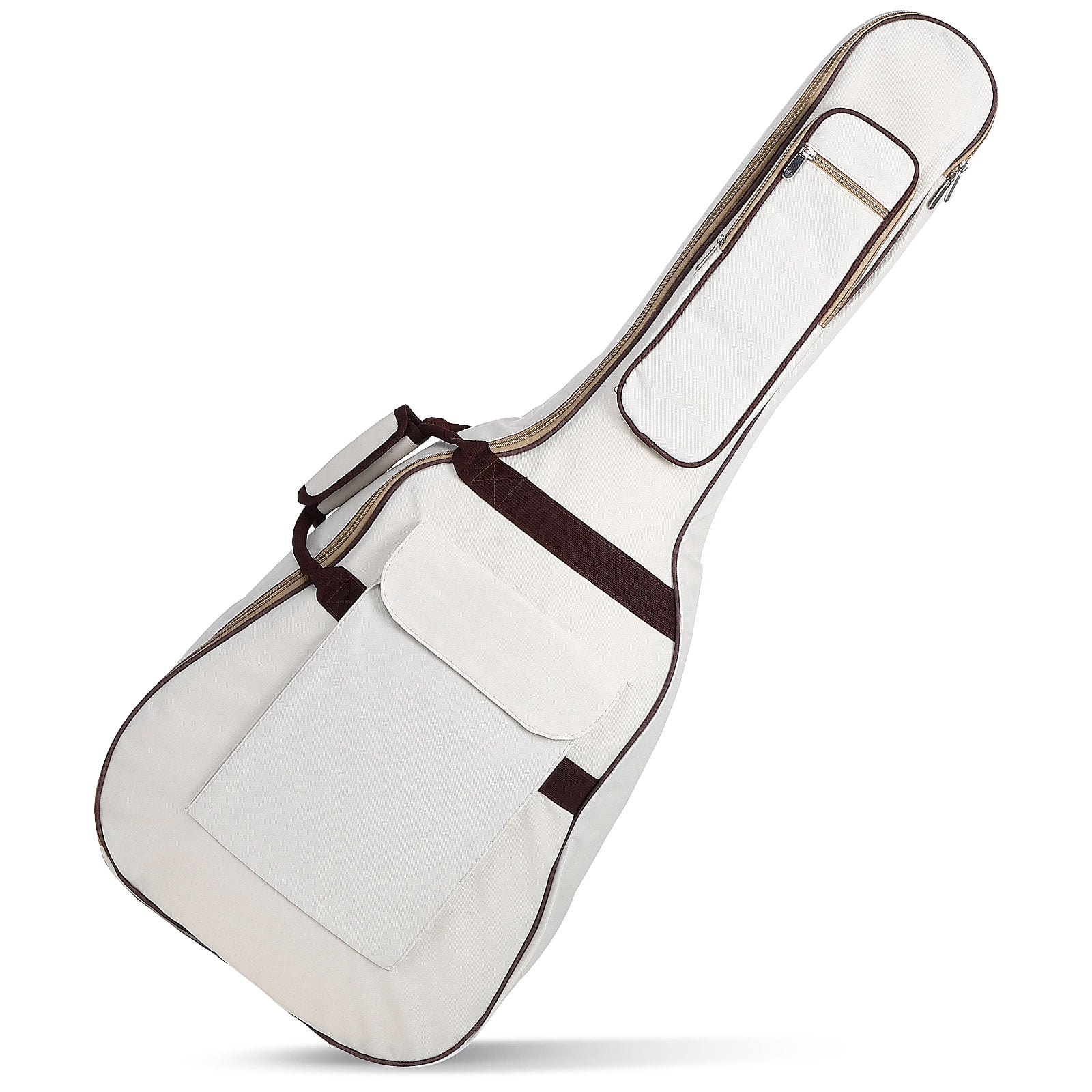 Raindrops Acoustic Guitar Case Soft Padded Hard Shell Protective Instrument Bag with Carry Handle