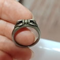 thumbnail image 2 of Tibetan Copper Ring Magic Weapon Style Fixed Size Spiritual Jewelry Traditional Symbolic Accessory for Men Women Non Adjustable, 2 of 5