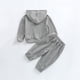 thumbnail image 4 of Odeerbi 3M-3Y Niños Niñas Conjuntos Sudaderas Con Capucha Sweatpants Dos Piezas Conjunto Sudaderas Sueltas de Manga Larga Con Capucha, 4 of 5