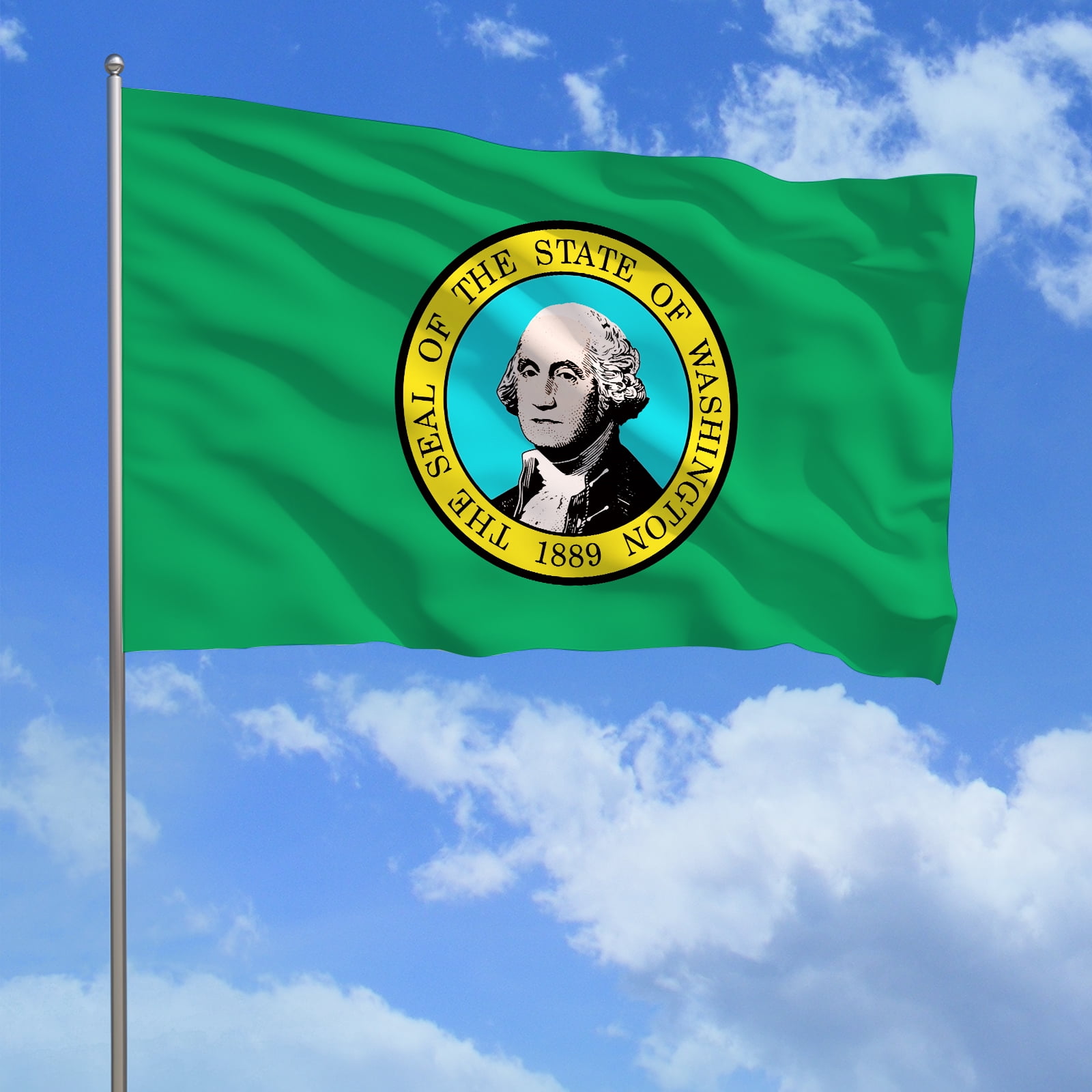 Washington State Flag 3x5 ft Polyester Outdoor Banner