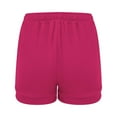thumbnail image 4 of Uqiangy Beach Cover Up Shorts Womens Shorts Linen Linen Shorts For Women Linen Pull On Shorts Women 100% Linen Shorts For Women Flowy Summer Shorts Gauze Shorts For Women Hot Pink S, 4 of 4