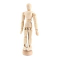 thumbnail image 1 of Rdeghly Modèle de Mannequin Humain en Bois de 4,5 Pouces avec Support pour Exposition de Table, 1 of 8