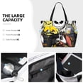 thumbnail image 3 of Goofa The Nightmare Before Christmas Pattern Large Capacity Beach Travel Bag – Waterproof Tote with Multiple Pockets,Nylon Handles, Ideal for Beach, Travel, Pool, and Gym, 3 of 7