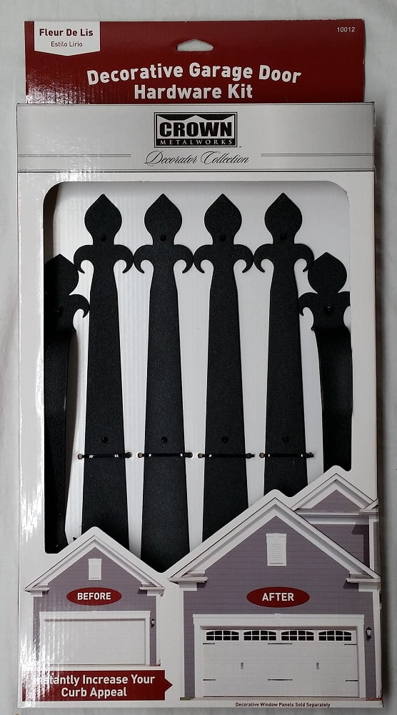 Crown Bolt Crown Bolt 10012 Decorative Fleur De Lis Garage Door