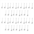 thumbnail image 1 of 42 Piezas Pala Cuchara Cuchara de Té de Acero Inoxidable Cuchara de Café Helado Postre Cuchara Vajilla Cuchillo Tenedor Cuchara, B, 1 of 5