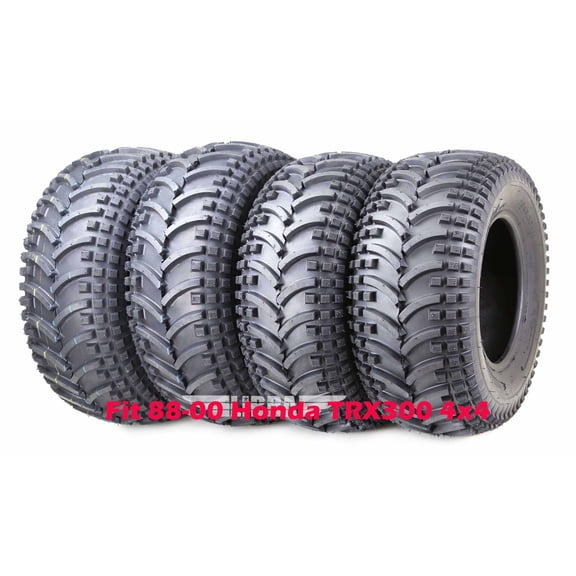 Set 4 FREE COUNTRY ATV tires 23X8-11 & 24X9-11 4PR Compatible for 88-00 Honda TRX300 4x4