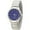 Blue, variant on Collections Women's 35mm Case Solid Colored Dial Silver Ladies Stretch Band Wrist Watch
