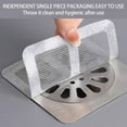 thumbnail image 3 of 3Pcs Disposable Sewer Filter! Yrmaups Bathroom Floor Drain Cover, Anti Hair Mesh Filter, Stick On Drain Protector, Clog Preventing Drain Screen, 3 of 6