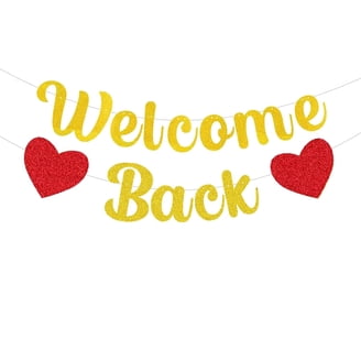 Koliphy Welcome Back Deko, Welcome Back Banner, Welcome Back Banner Per Feste Di Famiglia, Aula, Scuola, Stagione, Famiglia, Festa, Porta, Decorazione