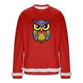 thumbnail image 2 of Ceisia Men's Mardi Gras Venice Mask Fuzzy-Trim Sweatshirt | Winter Festive Casual Pullover Gift, 2 of 6