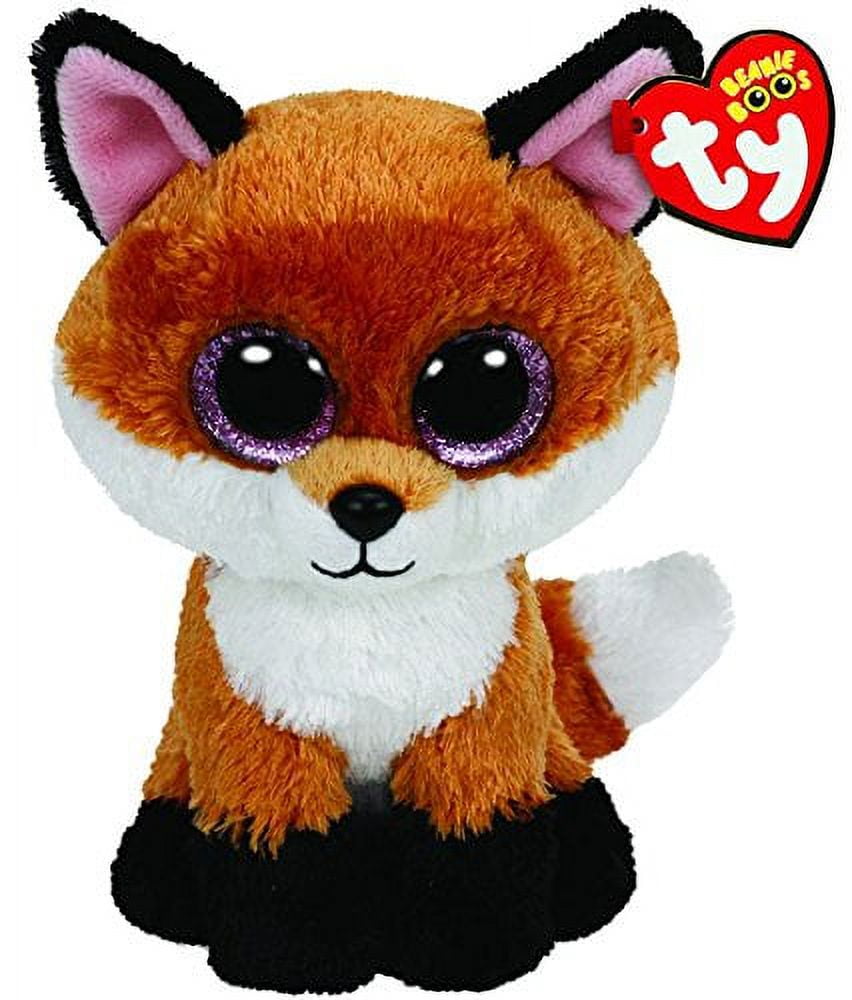 Ty Beanie Boos Plush, MEADOW the Fox, Large 17-inch Stuffed Animal