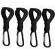 thumbnail image 3 of Ganchos para cochecito, clips universales multiusos para cochecito, cochecito o cochecito, negro, paquete de 4 brillar Electrónica, 3 of 5