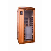 110V LCD Display Far Infrared Sauna Room Personal Steam Sauna Heated Home Spa Detox With BT Speaker Bear 660LBS