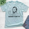 thumbnail image 2 of Kids Gogh For It Vincent Van Gogh Shirt, Youth Kids Boy Girl T-Shirt, Artist Funny Art Painting Painter's Tee, Light Blue, Medium, 2 of 4