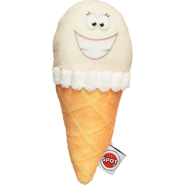 Ethical Dog-Fun Food Ice Cream Cone Plush Toy- Assorted Medium - Walmart.com - Walmart.com