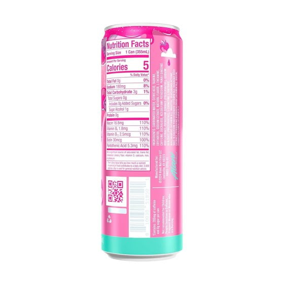 New Alani Energy Drink Variety Pack Winter Wonderland , Pink Slush ,Sherbet Swirl Sugar-Free, 12 fl oz Low-Calorie Energy Boost Drink (Pack of 6)