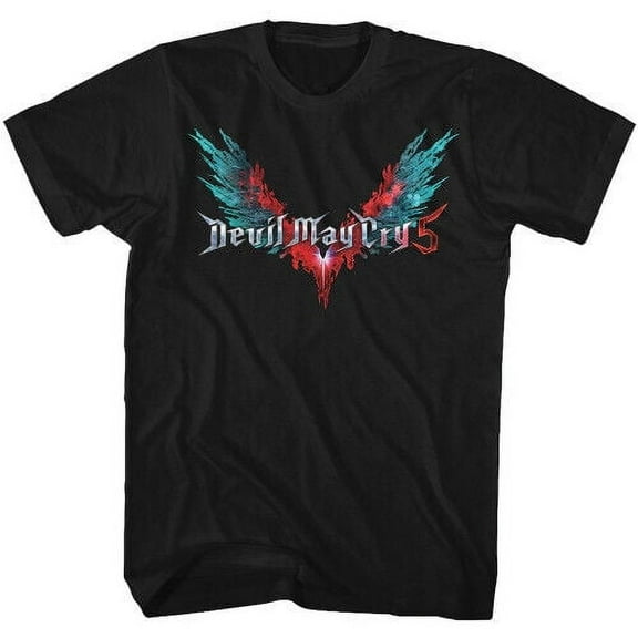 Devil May Cry Logo Tees Black Adult T-Shirt