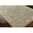 thumbnail image 3 of BoutiqueRugs Duong Traditional Area Rug - Tan, Light Sage, Dark Blue - 18" x 18" Sample, 3 of 9