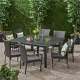 thumbnail image 2 of Noble House Bullpond 9 Pièces Repas en Aluminium Extérieur en Noir Mat, 2 of 20