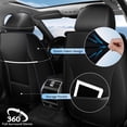 thumbnail image 4 of HQBQBUG Car Seat Covers Full Set Fit for Acura RDX 2008-2024 Full Set Waterproof Leather Vehicle Seat Cushion Luxury Automotive Protector Black,Full Set(5Seat), 4 of 9