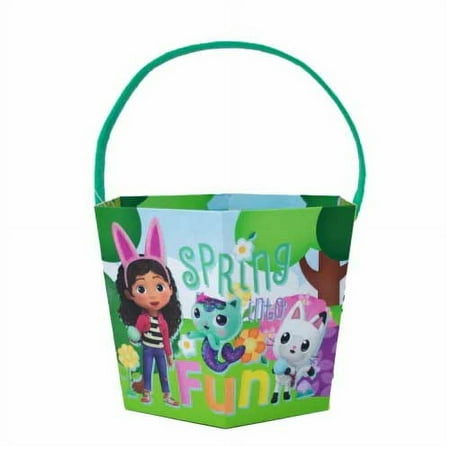 Gabby's Dollhouse Easter Bucket Hexagon Paperboard