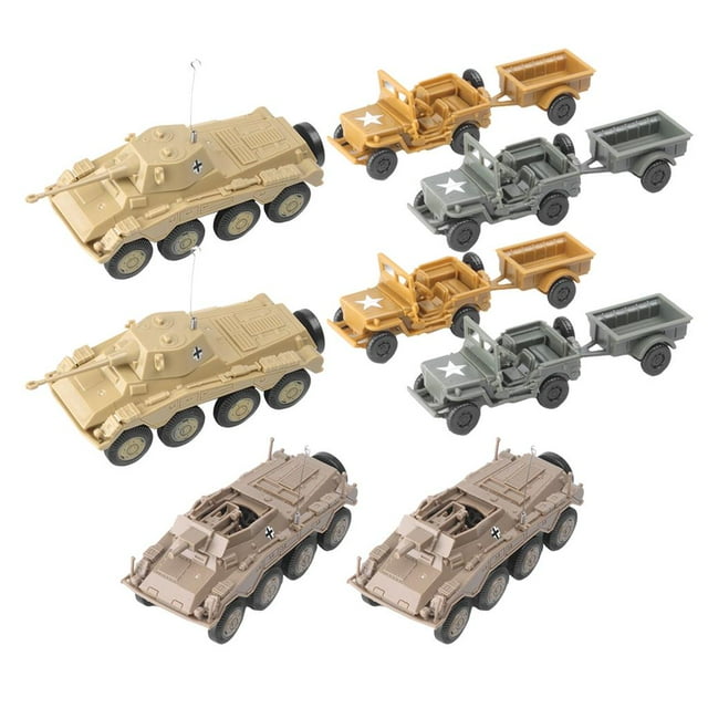 Modelo de 1/72 Caón de Remolque Simulado Hugo Set para Decoración de Escritorio