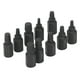 thumbnail image 1 of Extractor De Tornillos Dañados, Acero Al Cromo Vanadio Negro, Mano De Obra Fina, Eficiente, Fácil De Instalar, Juego De Extractores De Tornillos Rotos, 10 Piezas Para Pernos Para, 1 of 7