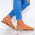 thumbnail image 3 of Mujer Vacaciones Menorquinas Pisos Verano Peep Toe Bombas Sandalias Zapatos Casuales, 3 of 3