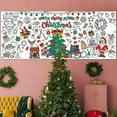 thumbnail image 7 of Giant Christmas Coloring Tablecloth, Large Scale Activity Mat for Parties, Christmas Decorations for Family Fun, 7 of 7