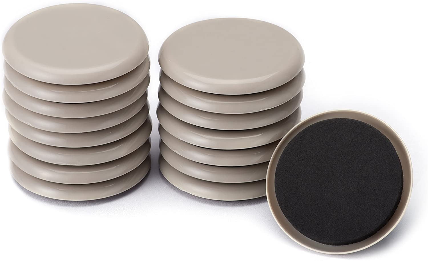 Furniture Sliders, 16 Pack Plastic Sliders for Furniture Legs, 3.5 Inch