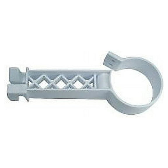 Field Guardian Pipe Clamp Insulator, White