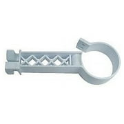 Field Guardian Pipe Clamp Insulator, White