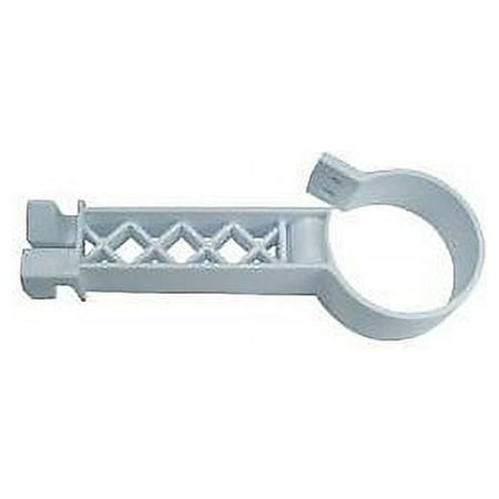 Field Guardian Pipe Clamp Insulator, White