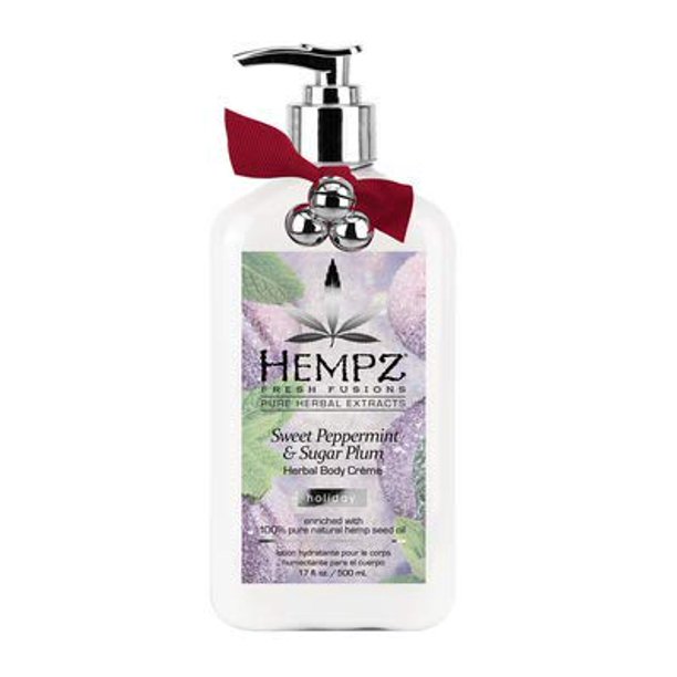 Hempz Triple Moisture Sweet Peppermint & Sugar Plum Body Creme - 17 oz