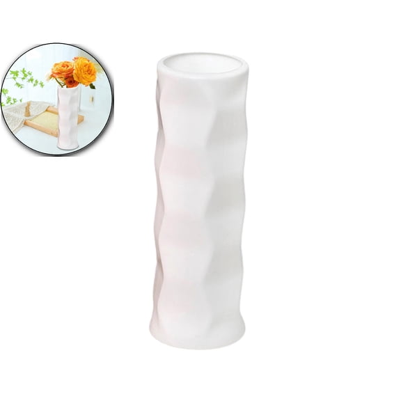 Plastic Flower Vases Small Boho Floral Vases for Dried Flower, Flower Vase for Wedding Party Living Room Decor