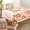 Rust - Pumpkin Harvest, variant on Folkulture Table Cloth 60x84, 100% Cotton Rectangle Tablecloth for Fall Decor, White Fabric Tablecloth or Outdoor Table Cover for Coffee Table Décor, Farmhouse Style Decoration, Rust