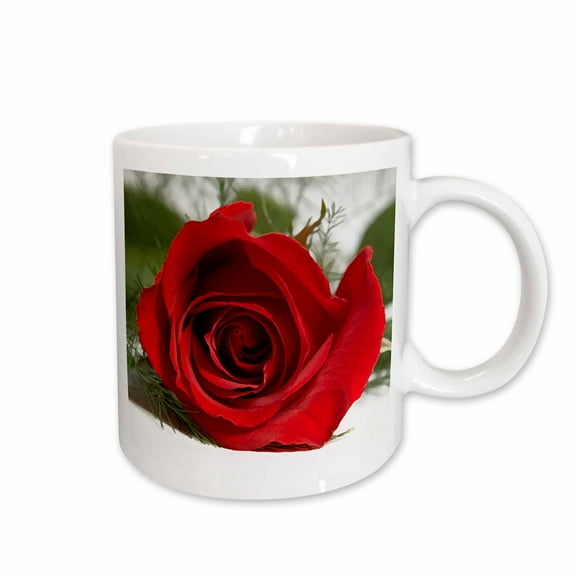 3drose, Red Rose, 11oz Mug
