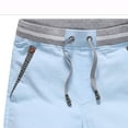 thumbnail image 3 of SWSMCLT Men's Athletic Swim Shorts Cotton Fit Soft Fashion Cool Casual Shorts Swimming Trunks Drawstring Slim Blue 30, 3 of 4