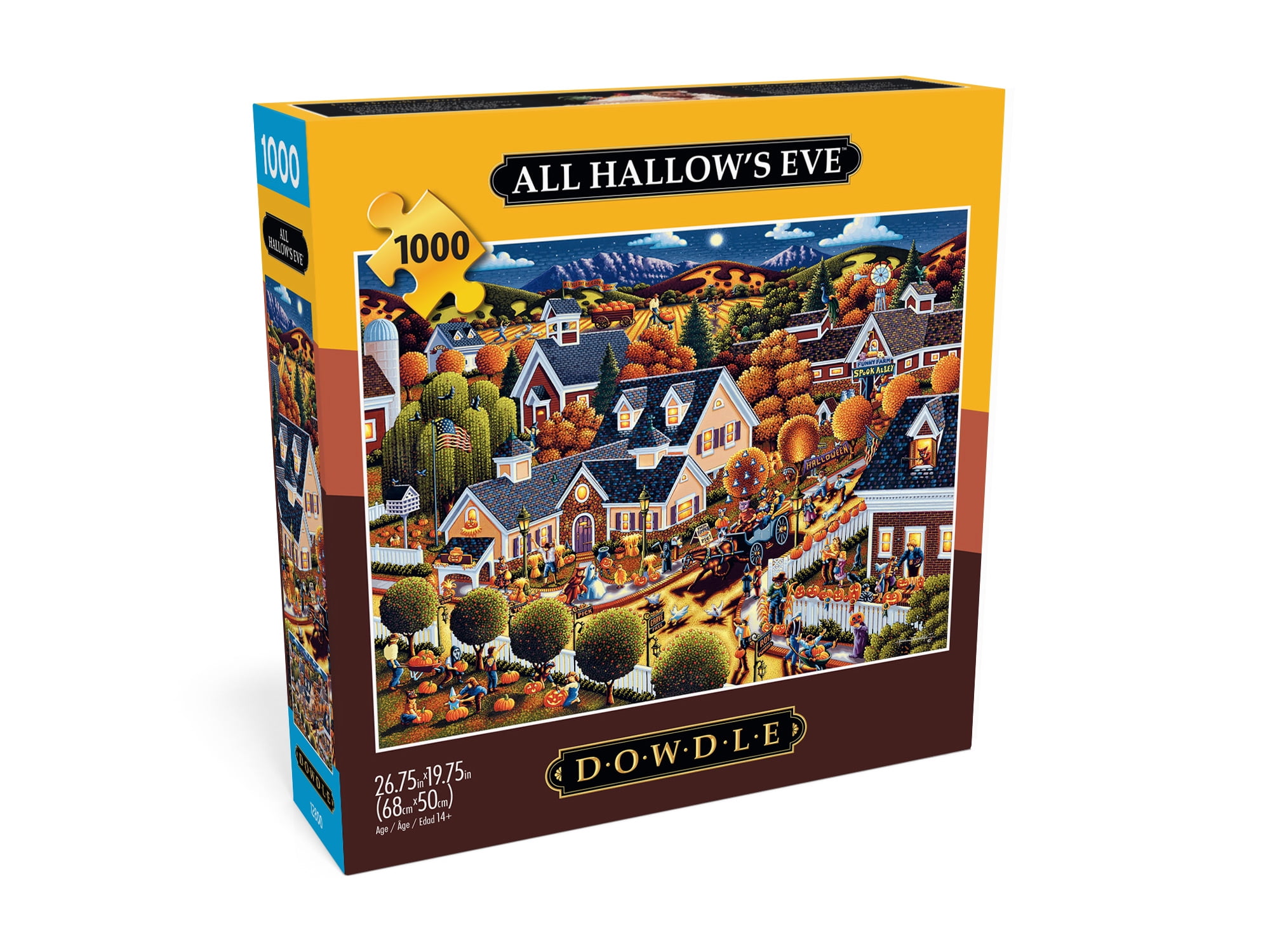Buffalo Games 1000-Piece Dowdle All Hallow's Eve Interlocking Jigsaw Puzzle
