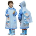 thumbnail image 4 of Kids Umbrella & Rain Coats Set For Toddler Boys And Girls Blue 12-15 Years, 4 of 7