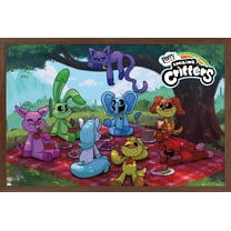 Poppy Playtime: Chapter 4 - Smiling Critters Picnic Wall Poster, 22.375" x 34" Framed